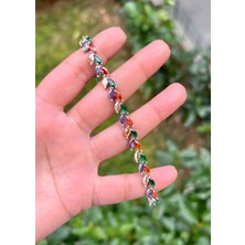 Defne Silver Diana Renkli Sarmaşık Bileklik