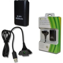 Beboncool Xbox 360 Uyumlu Joystick Kol Şarj Kiti Batarja USB Kablosu ile Birlikte