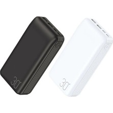 YGT 30000 Mah Taşınabilir Hızlı Şarj Destekli Typec 2 Port USB Hızlı Şarj Destekli Taşınabilir Powerbank