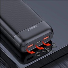 YGT Hızlı Şarj Özellikli 20000 Mah Powerbank Taşınabilir Şarj Cihazı Fast Charge 2 USB Çıkış Typec Şarj