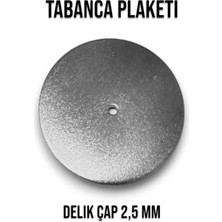 Tabanca Plaket Krom 2.5 mm