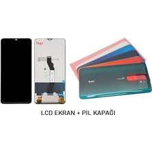 Xiaomi Redmi Note 8 Pro LCD Ekran + Arka Kapak Yeşil