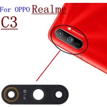 Oppo Realme C3 Arka Kamera Camı Lens Yapışkanlı