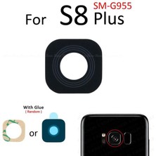 Samsung Galaxy S8 Plus Arka Kamera Camı Lens Yapışkanlı