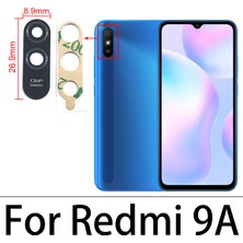 Xiaomi Redmi 9A-9C Arka Kamera Camı Lens Yapışkanlı