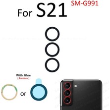 Samsung Galaxy S21 Arka Kamera Camı Lens Yapışkanlı