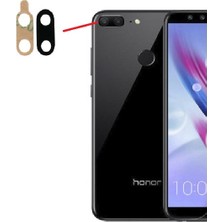 Tkgz Honor 9 Lite Arka Kamera Camı Lens Yapışkanlı