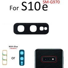 Samsung Galaxy S10E Arka Kamera Camı Lens Yapışkanlı