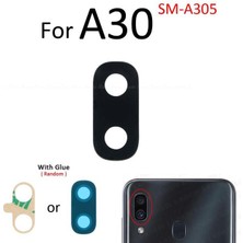Samsung Galaxy A30 Arka Kamera Camı Lens Yapışkanlı