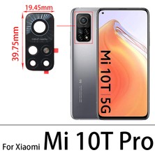 Xiaomi Mi 10T Pro Arka Kamera Camı Lens Yapışkanlı