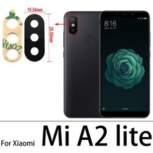 Xiaomi Mi A2 Lite Arka Kamera Camı Lens Yapışkanlı