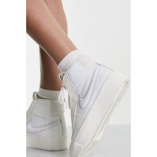 Nike Blazer Mid Victory Beyaz-Bej Kadın Deri Günlük Spor Ayakkabı