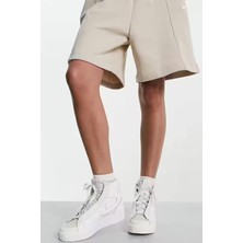 Nike Blazer Mid Victory Beyaz-Bej Kadın Deri Günlük Spor Ayakkabı