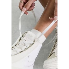 Nike Blazer Mid Victory Beyaz-Bej Kadın Deri Günlük Spor Ayakkabı