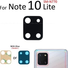 Samsung Galaxy Note 10 Lite Arka Kamera Camı Lens Yapışkanlı