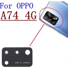 Oppo A74 Arka Kamera Camı Lens Yapışkanlı