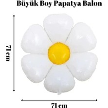 Papatya Folyo Balon Papatya Tema Büyük Boy 71 cm Papatya Balon