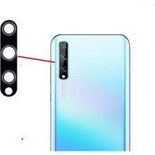 Tkgz - Y8P Arka Kamera Camı Lens Yapışkanlı