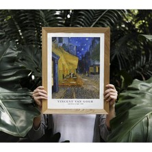 Kof Design Kafe Terasta Gece Tablosu - Vincent Van Gogh Tablo Posterleri - Café Terrace At Night