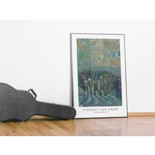 Kof Design Tutuklular Çemberi - Vincent Van Gogh Sanat Eseri Posteri. Prisoners Exercising - Van Gogh Posteri