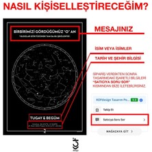 Orion Bulutsusu Kişiye Özel Gökyüzü Haritası