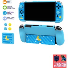 Beboncool TNS-2120 Uyumlu Nintendo Switch OLED 5in1 Koruyucu Kit