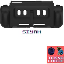 Beboncool L TNS-1170 Kart Hazneli Standlı Grip El Destekli Nintendo Switch OLED Silikon Kılıf