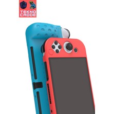 Beboncool TNS-1135 Nintendo Switch OLED El Destekli Grip Tasarım Koruyucu Silikon Kılıf