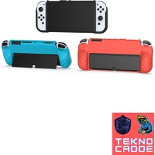 Beboncool TNS-1142 El Destekli Grip Tasarım Nintendo Switch OLED Koruyucu Kılıf