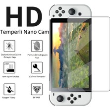 Beboncool Nintendo Switch OLED Ekran Koruyucu 9h Nano Temperli Cam