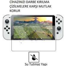 Beboncool Nintendo Switch OLED Ekran Koruyucu 9h Nano Temperli Cam