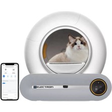 ELECTRON Otomatik Akıllı Kedi Tuvaleti Kum Kabı