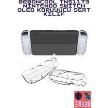 Beboncool TNS1173 Grip El Destekli Nintendo Switch OLED Koruyucu Sert Kılıf