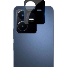 Smody Vivo Y22 3D Kamera Lens Koruyucu Temperli Cam