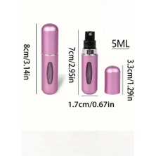 Doldurulabilir Parfüm Renkli Şişesi 5 ml (5'li)