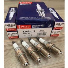Denso K16R-U11 Uyumlu  Buji Takımı 4 Adet