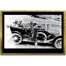 Marsilyan Yapay Zeka ile Yenilenmiş Atatürk Fotoğrafları Siyah Beyaz Cam Tablo, 3D Dekoratif Baskı 609