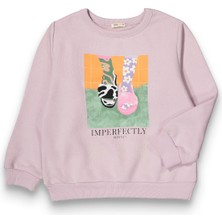 Harika Kids Kız Çocuk Orta Kalınlıkta Basic Sweatshirt