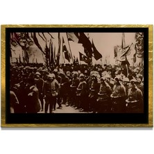 Marsilyan Yapay Zeka ile Yenilenmiş Atatürk Fotoğrafları Siyah Beyaz Cam Tablo, 3D Dekoratif Baskı 654