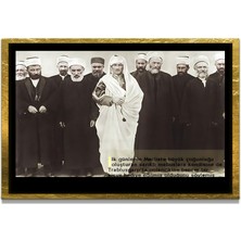 Marsilyan Yapay Zeka ile Yenilenmiş Atatürk Fotoğrafları Siyah Beyaz Cam Tablo, 3D Dekoratif Baskı 690