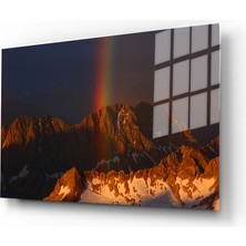 Marsilyan Dekoratif Doğa, Manzara Cam Tablolar, 3D Dekoratif Baskı 475