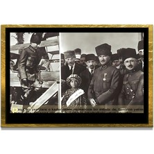 Marsilyan Yapay Zeka ile Yenilenmiş Atatürk Fotoğrafları Siyah Beyaz Cam Tablo, 3D Dekoratif Baskı 712