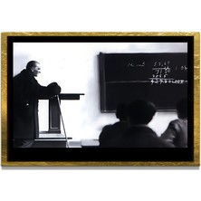 Marsilyan Yapay Zeka ile Yenilenmiş Atatürk Fotoğrafları Siyah Beyaz Cam Tablo, 3D Dekoratif Baskı 336