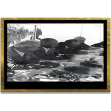 Marsilyan Yapay Zeka ile Yenilenmiş Atatürk Fotoğrafları Siyah Beyaz Cam Tablo, 3D Dekoratif Baskı 38