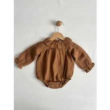 Babykar Romper Tulum 4 Katlı Müslin