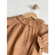 Babykar Romper Tulum 4 Katlı Müslin