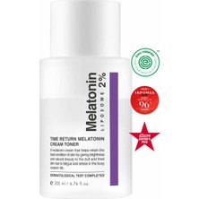 %2 Melatonin Içeren Çift Fazlı Yorgunluk Karşıtı Krem Tonik Melatonin Cream Toner 200 ml