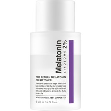 %2 Melatonin Içeren Çift Fazlı Yorgunluk Karşıtı Krem Tonik Melatonin Cream Toner 200 ml