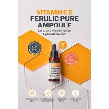 %15 Saf C Vitamini Içeren Aydınlatıcı Serum Derma Factory Pure Vitamin C E Ferulic Ampoule