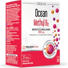 Orzax Ocean Methyl B12 1000mcg 10ml & Ocean Methyl B12 500mcg 5ml İkilisi